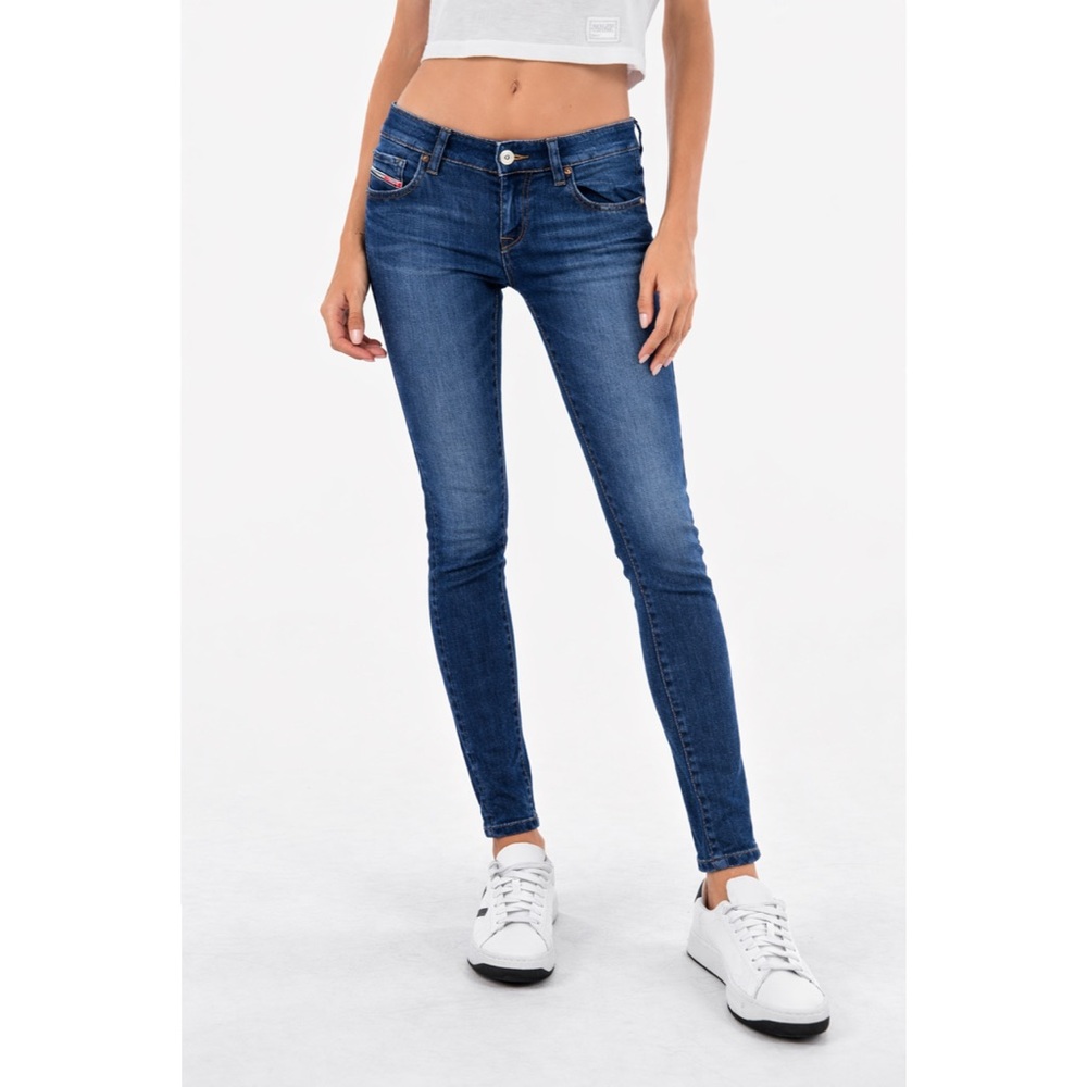 DIESEL - Grupee SUPER SLIM-SKINNY LOW WAIST jeans WASH 0845S